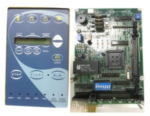 Accessory PC Digital PREDG Board, Blue Screen, w/Keypad Compatible with E/EA/EZ by Tuttnauer USA Co. Ltd.  ID CTP201-0133